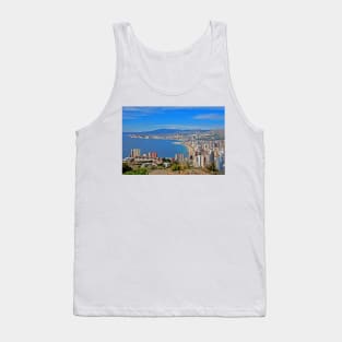 Benidorm Skyline Cityscape Costa Blanca Spain Tank Top